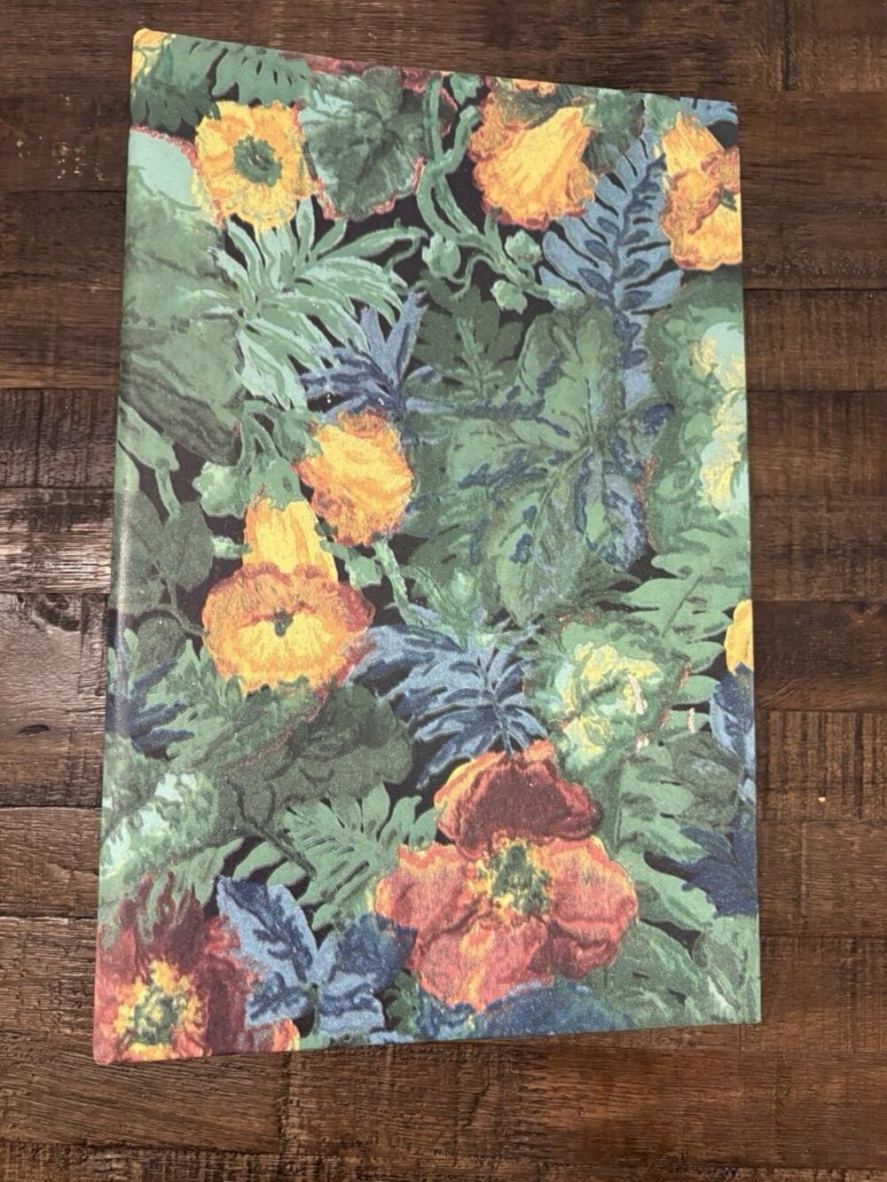 Vintage Floral Design Photo Album Ring Binder For Pictures Holds 216 Photos